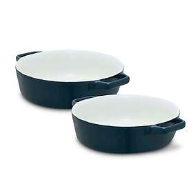 Barbary & Oak Nattura Stoneware Round Baking Dish 21.5cm 2-pack