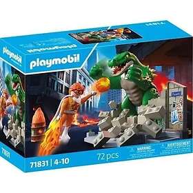 Playmobil  71831 Heroes: Hero Battle Against Giant Lizard