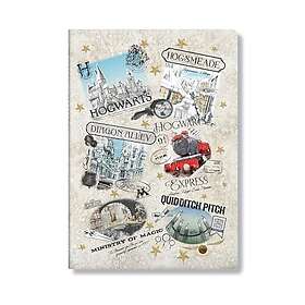 The Wizarding World (Harry Potter Collection) A4 Lined Cahier (häftad, eng)