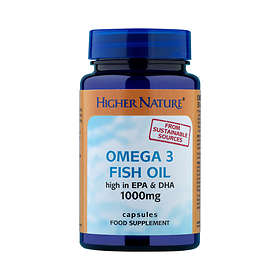 Higher Nature Fish Oil Omega 3 1000mg 90 Kapslar