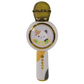 Squishmallows Karaoke Mic Popsing Med LED Cameron