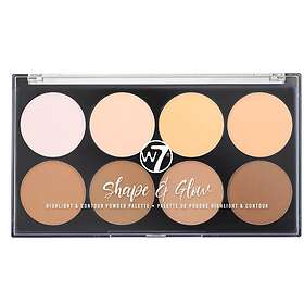 W702 W7 Shape & Glow Powder Highlighter Palette