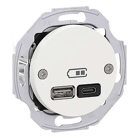 Schneider Electric Renova USB Laddstation 2-vägs WDE011764