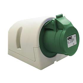 Garo Vägguttag 4-polig Jordad UI 332-10 Q + RU