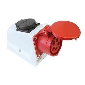 Garo UI 416-6 S+ RU/UIFG Vägguttag 5-polig UI 416-6 S+ RU/UIFG