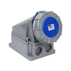 Garo Seinäpistorasia 3-napainen Maadoittamaton UIV 263-6 S + RU