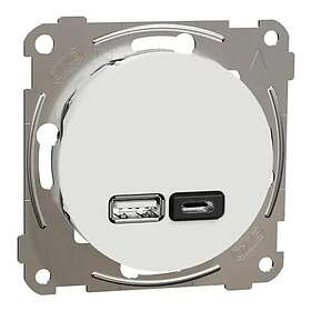 Elko One USB Seinäpistorasia 2-osainen EKO50089