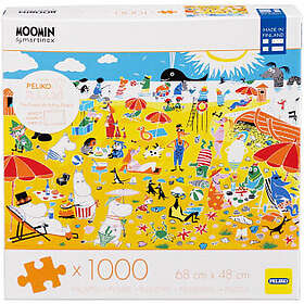 Peliko Mumin Strand på Rivieran 1000 Bitar