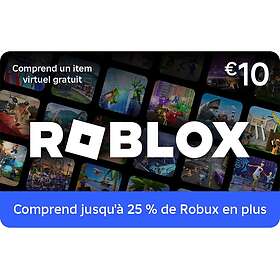 Roblox - 10 euros (Carte Robux)