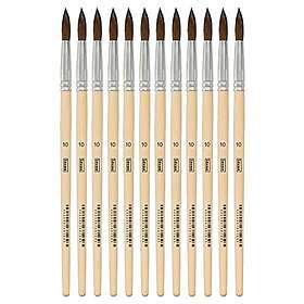 Idena 90091 Brush Size 10 12-pack