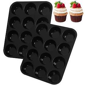WUFANC Silikon Muffin Formar 12-Cup
