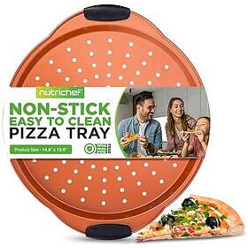 Nutrichef Pizzapanna Kolstål 36cm