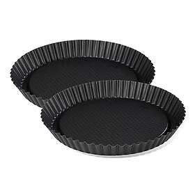 Zenker 9914450 Tourtières en Acier 30cm lot de 2