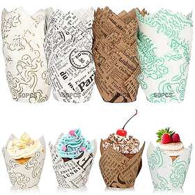 LUZOON Papper Muffinsformar 200-pack