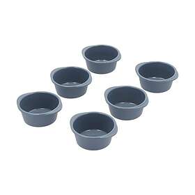 Tareq Taylor Pecan Silikon Standard Muffin Pan 6-Cup 6-pack