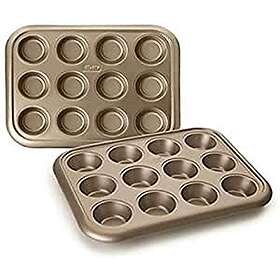 Ibili 840500 Stål Muffin Pan 12-Cup