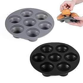 PFLYPF Silikon Muffin Tray 7-Cup 2-pack