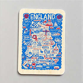 The Sugar Shed Julia Gash England Trämagnet