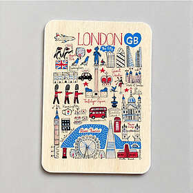 The Sugar Shed Julia Gash London Trämagnet