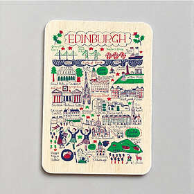 The Sugar Shed Julia Gash Trämagnet (Edinburgh)