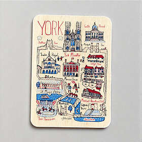 The Sugar Shed Julia Gash Trämagnet (York)