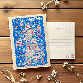 The Sugar Shed Vykort Julia Gash Trä (Storbritannien)