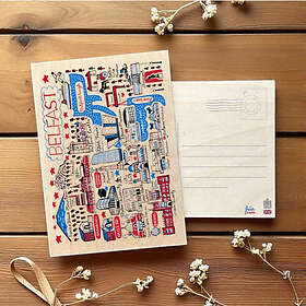 The Sugar Shed Vykort Julia Gash Trä (Belfast)