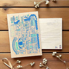 The Sugar Shed Vykort Julia Gash Trä (Bath)