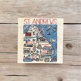 The Sugar Shed Julia Gash Träunderlägg St Andrews