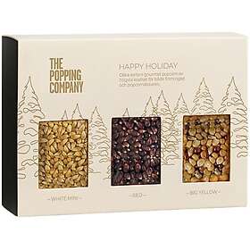 The Popping Company Happy Holiday Popcorn 3x150g