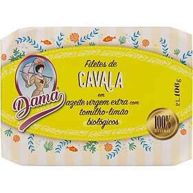 Dama Kier Makrillfiléer i Olivolja & Citrontimjan 106g