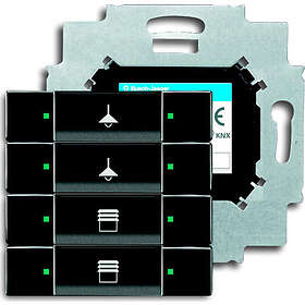ABB Impressivo Trykknap 4-polet Impressivo 6117-0-0221