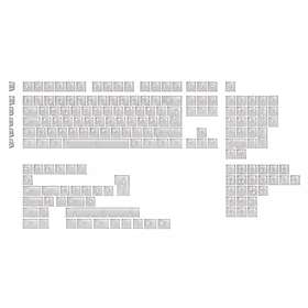 MaxCustom Lucid Keycap Set (NORDEUK Gennemsigtig Hvid)