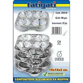Fatigati Aluminium Moule à Muffin 6-Cup