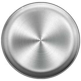 ZVD Plaque à Pizza Ronde en Acier Inoxydable