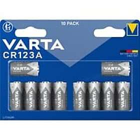 Varta CR123A Pile au lithium, paquet de 10