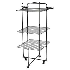 Clas Ohlson Sammenleggbart tørkestativ, justerbart 117,5–180 cm