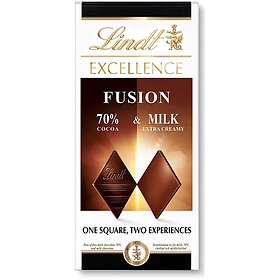 Lindt Excellence Fusion 70% & Milk 100g