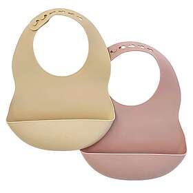 Summerville Organic Haklapp silikon Sand/Mauve 2 st