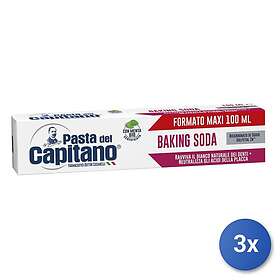 Pasta del Capitano Bakpulver Blekande Tandkräm 100ml