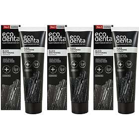 EcoDenta Black Charcoal Whitening Toothpaste 100ml