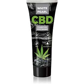 White Pearl CBD Dentifrice med Xylitol Charbon Dentifrice Blanchissant 75 ml