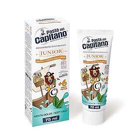 Pasta del Capitano Junior +6 År Mint Tandkräm 75ml 3-pack