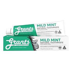 Grants of Australia Naturlig Aloe Vera Xylitol & Mild Mint Fluorfri Tandkräm 110g
