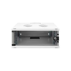 Digitus 4U 540 x 400 mm Grey Glass Door Wall Cabinet