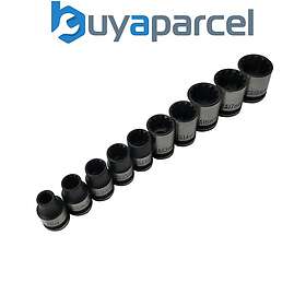 BlueSpot Tools 1543 Spline Socket Set 3/8in 10pcs