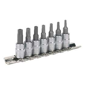 Sealey SX106 Security Socket Bit Set 1/4" 7pcs