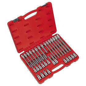 Sealey AK2198 Ribe Socket Bit Set 1/2" 32pcs