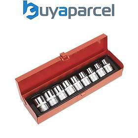 Sealey AK230 Female Socket Set 1/2" 9pcs