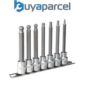 Sealey AK6212 Ball-End Hex Socket Bit Set 3/8" 7pcs